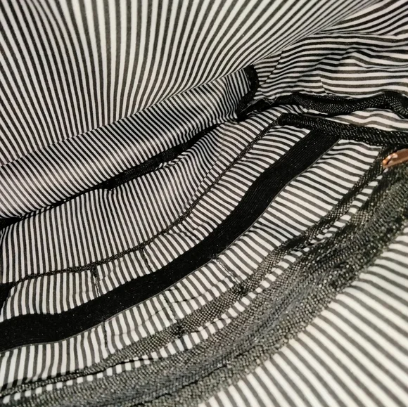 Black & Rose Gold Accent (Designer Inspired) Puffer Travel/Work/School Backpack - Picture 11 of 16